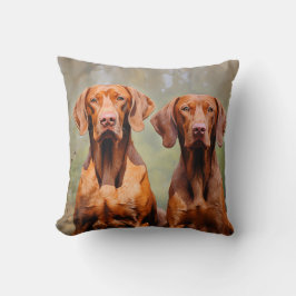 Cojín Decorativo Perros Vizsla húngaros