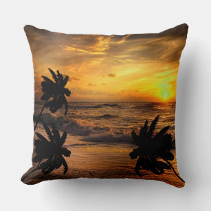COJÍN DECORATIVO PERSEGUIENDO PUESTAS DE SOL ESCENARIO OCEÁNICO NAT