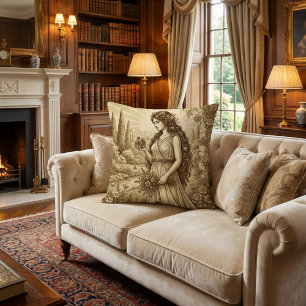 Cojín Decorativo Persephone Diosa Griega