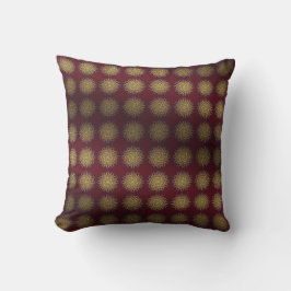 Cojín Decorativo Persian Carpet Floral Gold