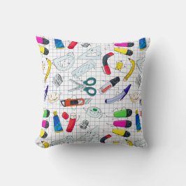 Cojín Decorativo Personajes divertidos que provienen de escuelas