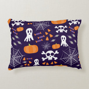 Cojín Decorativo Personajes Divertidos y Espeluznantes de Halloween