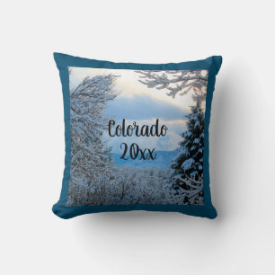 Cojín Decorativo Personalice esta Piedra de Ornamento de Snowflake 