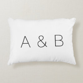 Cojín Decorativo Personaliza, alfabeto inicial personalizado monogr