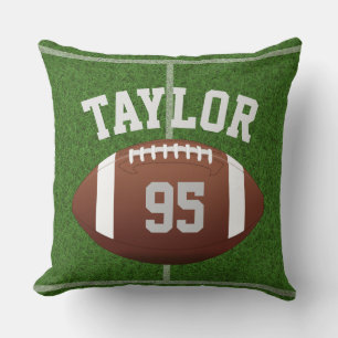 Cojín Decorativo Personaliza el nombre y número de tu jugador de fú