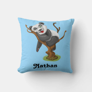 Cojín Decorativo Personaliza tu propio Panda de bebé