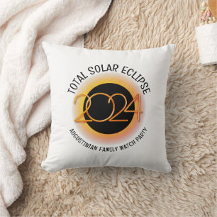 Cojín Decorativo Personalizable 2024 TOTAL ECLIPSE SOLAR