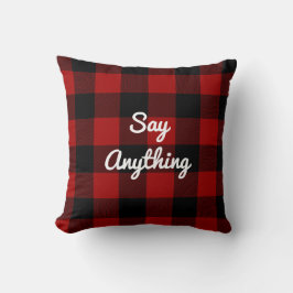 Cojín Decorativo Personalizable Buffalo Plaid