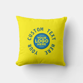 Cojín Decorativo Personalizable con su texto o logotipo aquí
