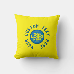 Cojín Decorativo Personalizable con su texto o logotipo aquí