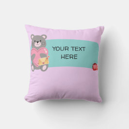 COJÍN DECORATIVO PERSONALIZABLE DEL OSO