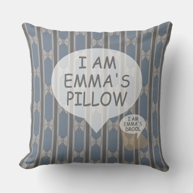 Cojín Decorativo Personalizable divertido y divertido mariposa a ra (Anverso)