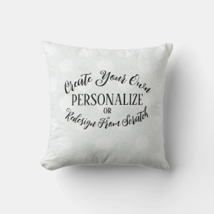 Cojín Decorativo Personalizable en blanco - Crea tu propio