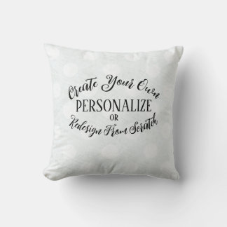 Cojín Decorativo Personalizable en blanco - Crea tu propio