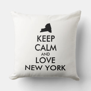 Cojín Decorativo Personalizable MANTENGA CALMA Y AME NUEVA YORK