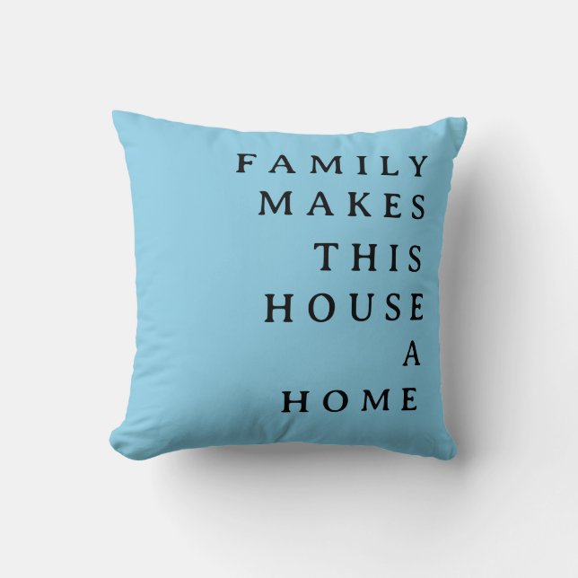 Cojín Decorativo Personalizable Moderno Sky Blue Sofa Decorativo (Anverso)