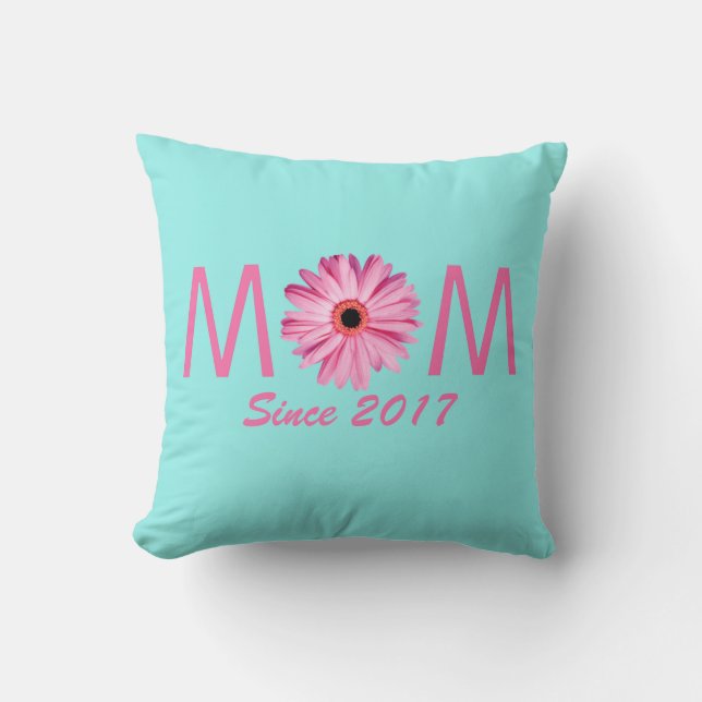Cojín Decorativo Personalizable Nueva Madre (Anverso)