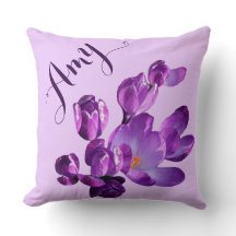 Personalizable personalizado Amy nombre morado flo