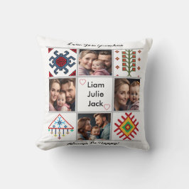 Cojín Decorativo Personalizable Photo Blanket Collage