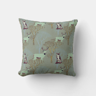 Cojín Decorativo Personalizable unico para animales de Woodland
