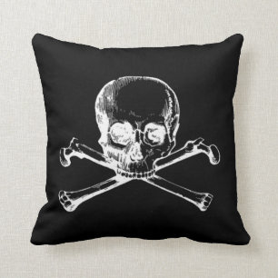 Cojín Decorativo Personalizable Vintage Skull