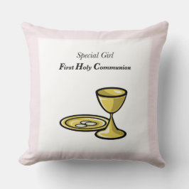 Cojín Decorativo Personalización, Chica Especial, Primera Comunicac