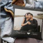 Cojín Decorativo Personalización De Foto Y Texto De personalizado<br><div class="desc">Foto hecha por personalizado y texto almohada personalizada de lanzamiento de Ricaso - agrega tu propia fotografía,  arte y texto a esta almohada de personalizable</div>