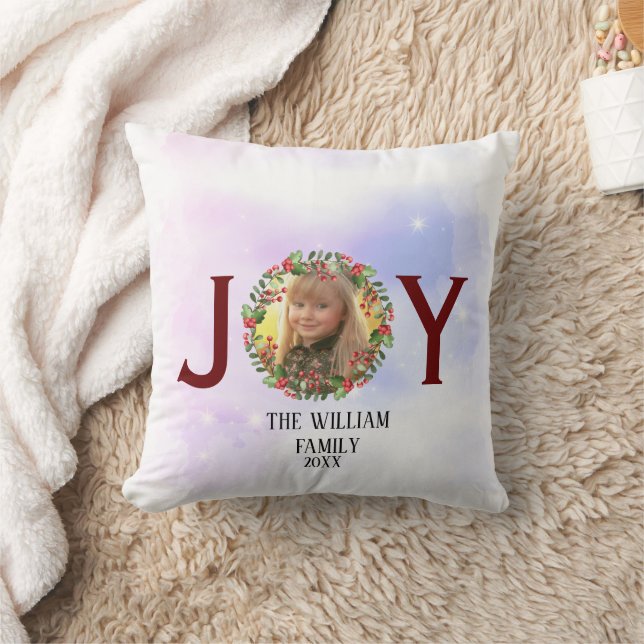 Cojín Decorativo Personalización De Nombre Y Foto, Joy Navidades Wr (Manta)