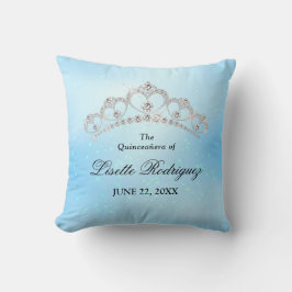 Cojín Decorativo Personalización de sólo lado frontal Baby Blue Qui