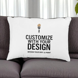 Cojín Decorativo Personalizada Minimalista Marca de Empresa Persona