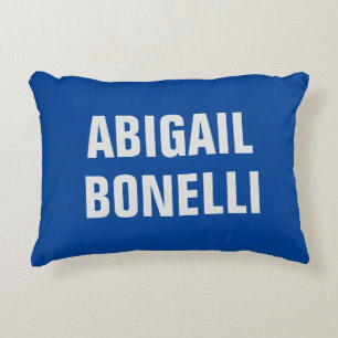 Cojín Decorativo Personalizado agudo excelente nombre minimalista a