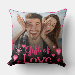 Cojín Decorativo Personalizado Amantes Foto regalo del el día de Sa