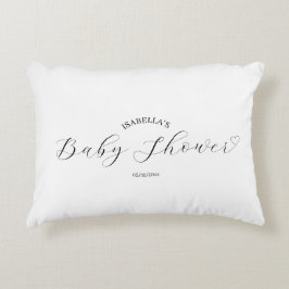 Cojín Decorativo Personalizado Baby Shower Keepsake