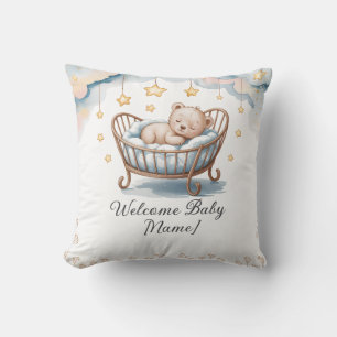 Cojín Decorativo Personalizado Baby Shower Pillow - Bebé de bienven