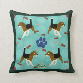 Cojín Decorativo Personalizado Beagle