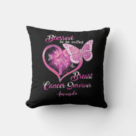 Cojín Decorativo Personalizado bendice ser llamado sobreviviente de