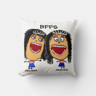 Cojín Decorativo Personalizado BFFS Personalizados Hermanas Amigos