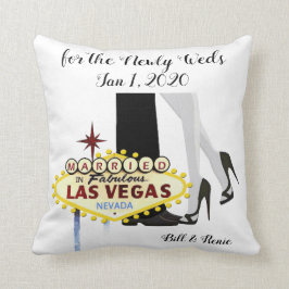 Cojín decorativo personalizado Boda de Las Vegas
