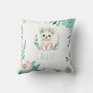 Cojín Decorativo Personalizado Boho Puppy Chihuahua Pillow Pastel V