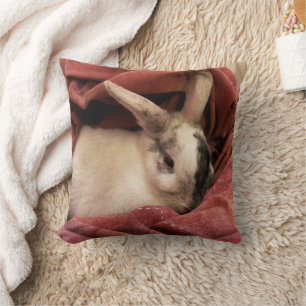 Cojín Decorativo Personalizado Bunny Photo Keepsake