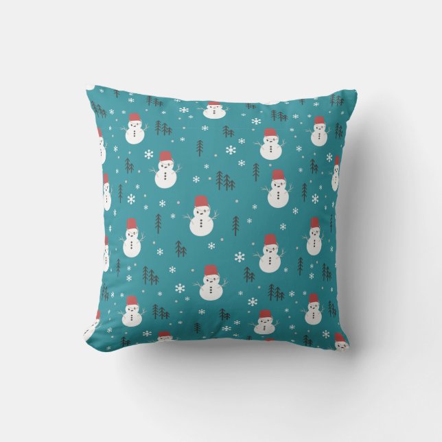 Cojín Decorativo Personalizado caprichoso en invierno (Anverso)