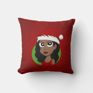 Cojín Decorativo personalizado chica navidades