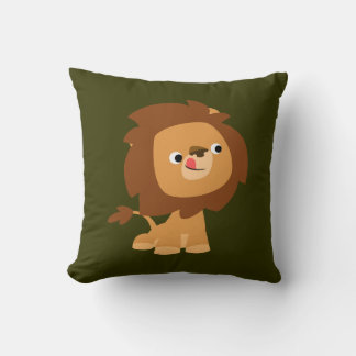 Cojín Decorativo Personalizado codicioso y cordial Lion Pillow