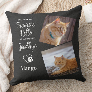 Cojín Decorativo Personalizado conmemorativo mascota 2 Foto Persona