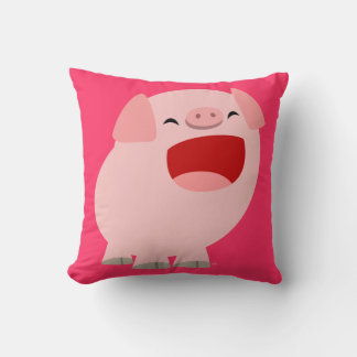 Cojín Decorativo Personalizado Cuidado Cantando Pillow Cerdo
