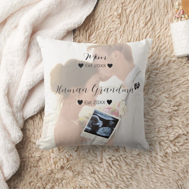 Cojín Decorativo Personalizado Cute Couple Foto (Manta)