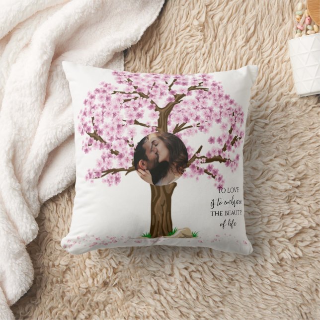 Cojín Decorativo Personalizado Cute Couple Foto (Manta)