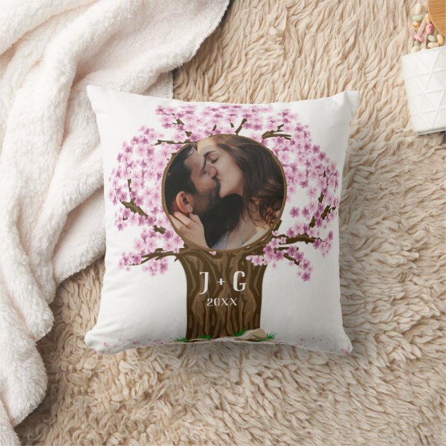 Cojín Decorativo Personalizado Cute Couple Foto (Manta)