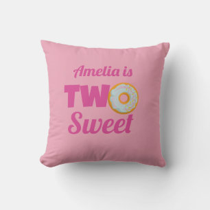 Cojín Decorativo Personalizado Cute dos dulces chicas del segundo c