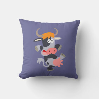 Cojín Decorativo Personalizado de baile lindo Vaca Pillow